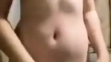 Desi female takes dress off and does the same with XXX bra and panties