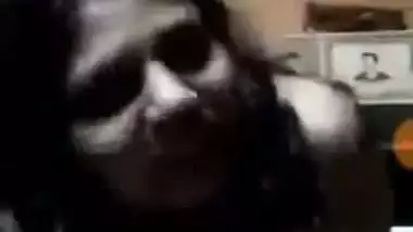 Horny milf gets naked on sex video call with her BF