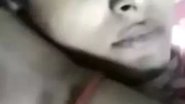 Desi Beautiful Girl Showing Her Boob on Imo video call-2