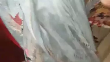 Bengali MILF boobs show to lover before viral sex